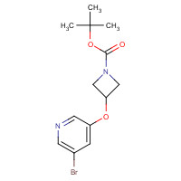 1374144-65-6 tert-butyl 3-(5-bromopyridin-3-yl)oxyazetidine-1-carboxylate chemical structure