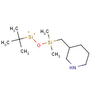 876147-50-1 tert-butyl-[dimethyl(piperidin-3-ylmethyl)silyl]oxysilicon chemical structure