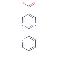 933988-22-8 2-pyridin-2-ylpyrimidine-5-carboxylic acid chemical structure