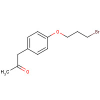 1346763-07-2 1-[4-(3-bromopropoxy)phenyl]propan-2-one chemical structure
