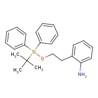 931105-21-4 2-[2-[tert-butyl(diphenyl)silyl]oxyethyl]aniline chemical structure