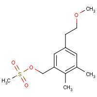 1266728-16-8 [5-(2-methoxyethyl)-2,3-dimethylphenyl]methyl methanesulfonate chemical structure