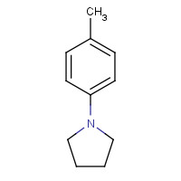 54104-82-4 1-(4-methylphenyl)pyrrolidine chemical structure