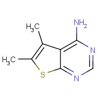 4994-89-2 5,6-dimethylthieno[2,3-d]pyrimidin-4-amine chemical structure