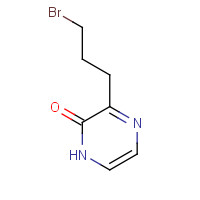 1187017-27-1 3-(3-bromopropyl)-1H-pyrazin-2-one chemical structure