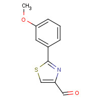 749902-11-2 2-(3-methoxyphenyl)-1,3-thiazole-4-carbaldehyde chemical structure