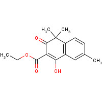 63228-89-7 ethyl 1-hydroxy-4,4,7-trimethyl-3-oxonaphthalene-2-carboxylate chemical structure