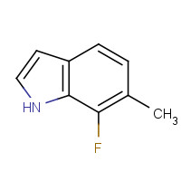 1352395-29-9 7-fluoro-6-methyl-1H-indole chemical structure