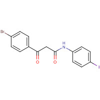 1148041-59-1 3-(4-bromophenyl)-N-(4-iodophenyl)-3-oxopropanamide chemical structure