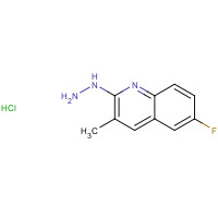 1017360-40-5 (6-fluoro-3-methylquinolin-2-yl)hydrazine;hydrochloride chemical structure
