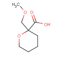 857173-42-3 2-(methoxymethyl)oxane-2-carboxylic acid chemical structure