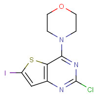 956034-15-4 4-(2-chloro-6-iodothieno[3,2-d]pyrimidin-4-yl)morpholine chemical structure
