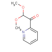 22109-58-6 2,2-dimethoxy-1-pyridin-2-ylethanone chemical structure