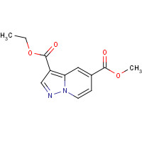1101120-00-6 3-O-ethyl 5-O-methyl pyrazolo[1,5-a]pyridine-3,5-dicarboxylate chemical structure