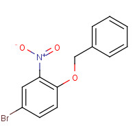 383868-64-2 4-bromo-2-nitro-1-phenylmethoxybenzene chemical structure