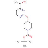 960001-23-4 tert-butyl 4-[4-(1-hydroxyethyl)pyrimidin-2-yl]oxypiperidine-1-carboxylate chemical structure