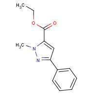 10250-63-2 ethyl 2-methyl-5-phenylpyrazole-3-carboxylate chemical structure