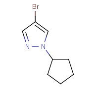 1012880-01-1 4-bromo-1-cyclopentylpyrazole chemical structure