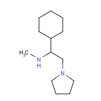 672310-00-8 1-cyclohexyl-N-methyl-2-pyrrolidin-1-ylethanamine chemical structure