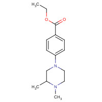 1035271-03-4 ethyl 4-(3,4-dimethylpiperazin-1-yl)benzoate chemical structure