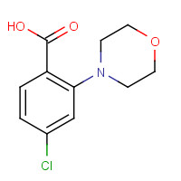 1197193-12-6 4-chloro-2-morpholin-4-ylbenzoic acid chemical structure