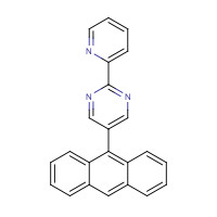 1338485-68-9 5-anthracen-9-yl-2-pyridin-2-ylpyrimidine chemical structure