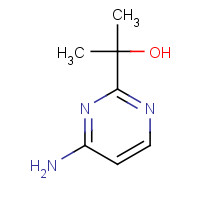 1434053-14-1 2-(4-aminopyrimidin-2-yl)propan-2-ol chemical structure