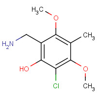 38946-47-3 2-(aminomethyl)-6-chloro-3,5-dimethoxy-4-methylphenol chemical structure