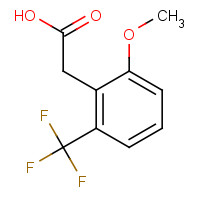 1017779-10-0 2-[2-methoxy-6-(trifluoromethyl)phenyl]acetic acid chemical structure
