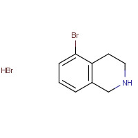 1258856-73-3 5-bromo-1,2,3,4-tetrahydroisoquinoline;hydrobromide chemical structure