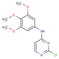 354817-49-5 2-chloro-N-(3,4,5-trimethoxyphenyl)pyrimidin-4-amine chemical structure