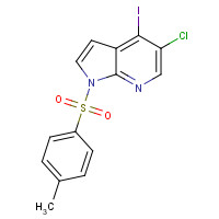 1350375-64-2 5-chloro-4-iodo-1-(4-methylphenyl)sulfonylpyrrolo[2,3-b]pyridine chemical structure