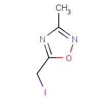 1093879-48-1 5-(iodomethyl)-3-methyl-1,2,4-oxadiazole chemical structure