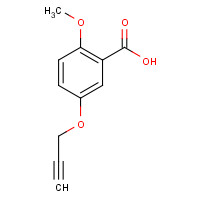 85608-01-1 2-methoxy-5-prop-2-ynoxybenzoic acid chemical structure
