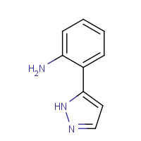 111562-32-4 2-(1H-pyrazol-5-yl)aniline chemical structure