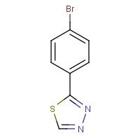 1388027-10-8 2-(4-bromophenyl)-1,3,4-thiadiazole chemical structure