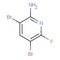 1259477-39-8 3,5-dibromo-6-fluoropyridin-2-amine chemical structure