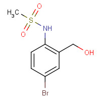 856898-38-9 N-[4-bromo-2-(hydroxymethyl)phenyl]methanesulfonamide chemical structure