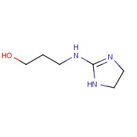 24341-91-1 3-(4,5-dihydro-1H-imidazol-2-ylamino)propan-1-ol chemical structure