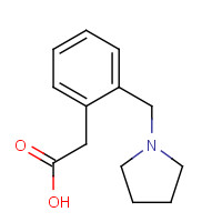 933717-24-9 2-[2-(pyrrolidin-1-ylmethyl)phenyl]acetic acid chemical structure