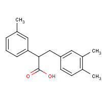 1379686-71-1 3-(3,4-dimethylphenyl)-2-(3-methylphenyl)propanoic acid chemical structure