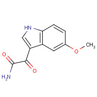 52055-22-8 2-(5-methoxy-1H-indol-3-yl)-2-oxoacetamide chemical structure