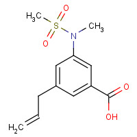 847157-50-0 3-[methyl(methylsulfonyl)amino]-5-prop-2-enylbenzoic acid chemical structure