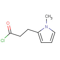 1488348-15-7 3-(1-methylpyrrol-2-yl)propanoyl chloride chemical structure