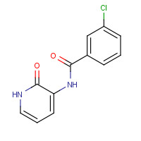 52334-74-4 3-chloro-N-(2-oxo-1H-pyridin-3-yl)benzamide chemical structure