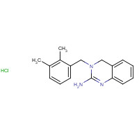 75063-99-9 3-[(2,3-dimethylphenyl)methyl]-4H-quinazolin-2-amine;hydrochloride chemical structure