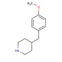 37581-26-3 4-[(4-methoxyphenyl)methyl]piperidine chemical structure