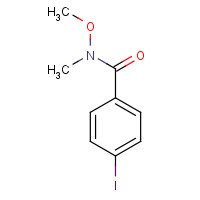 187617-01-2 4-iodo-N-methoxy-N-methylbenzamide chemical structure