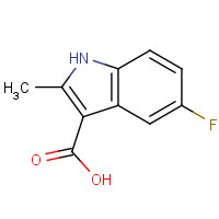 98621-77-3 5-fluoro-2-methyl-1H-indole-3-carboxylic acid chemical structure