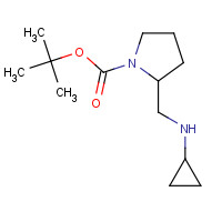 1289387-44-5 tert-butyl 2-[(cyclopropylamino)methyl]pyrrolidine-1-carboxylate chemical structure